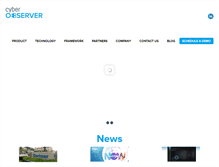 Tablet Screenshot of cyber-observer.com